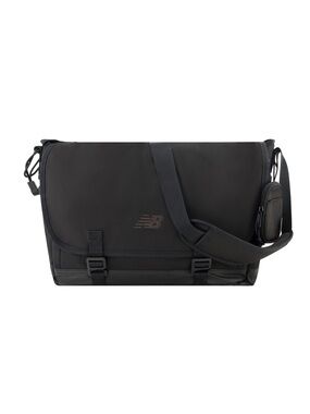 New Balance Black Messenger Bag with Padded Shoulder Strap